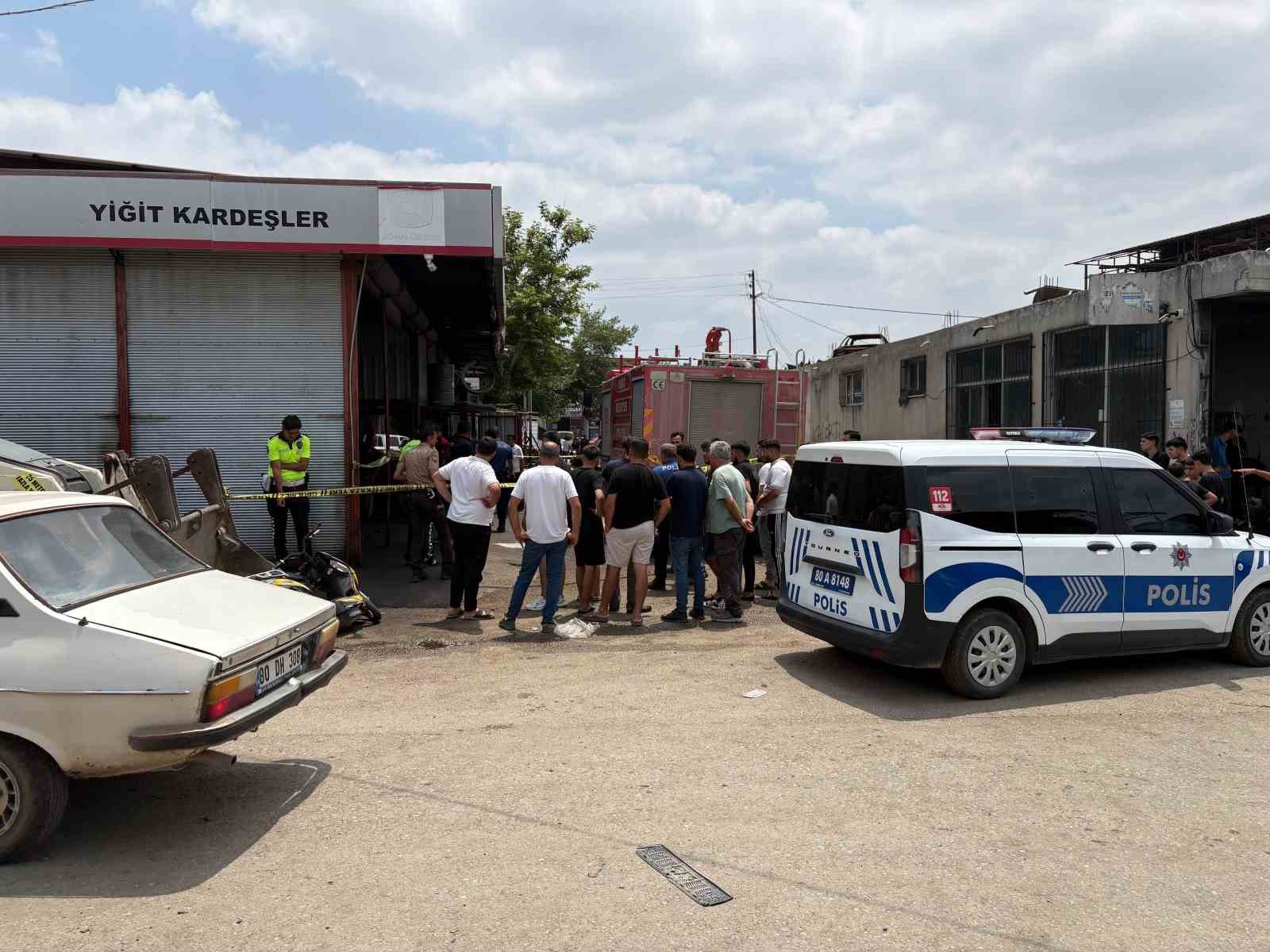 Osmaniye’de sanayi sitesinde stajyer öğrenci iş kazasında hayatını kaybetti
