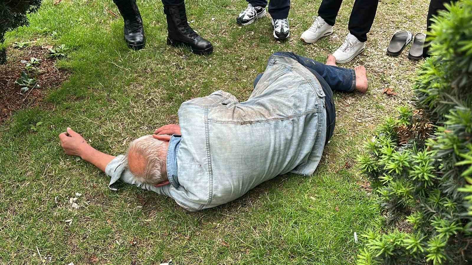 Anıtpark’taki sarhoş sağlıkçıları bezdirdi