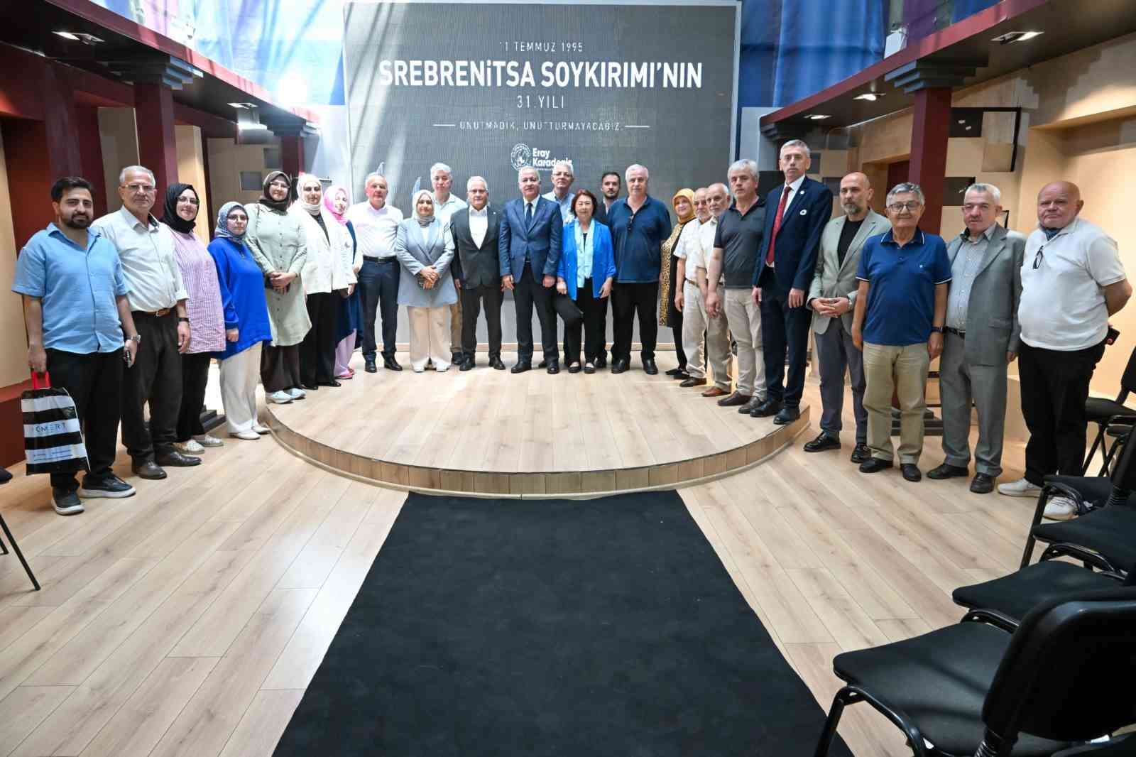 Srebrenitsa Soykırımında hayatını kaybedenler Gaziosmanpaşa’da anıldı