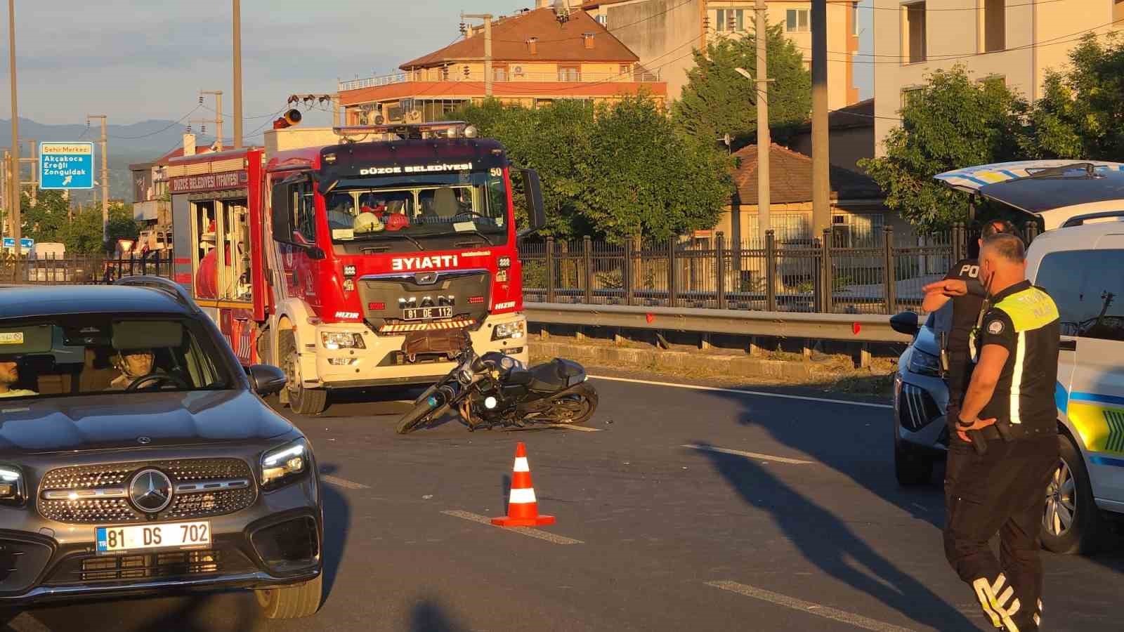Düzce’de zincirleme kaza: 1 ölü, 1 yaralı
