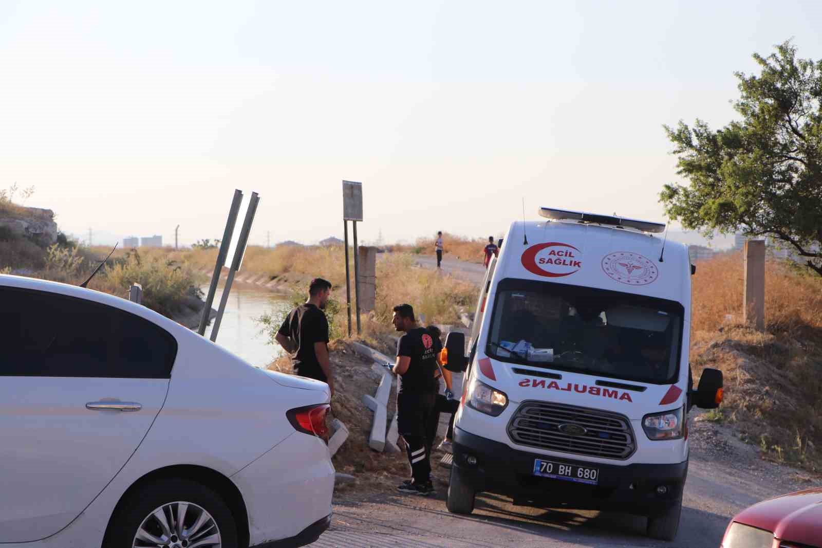 Kanalda akıntıya kapılan 2 çocuğu itfaiye ve AFAD kurtardı
