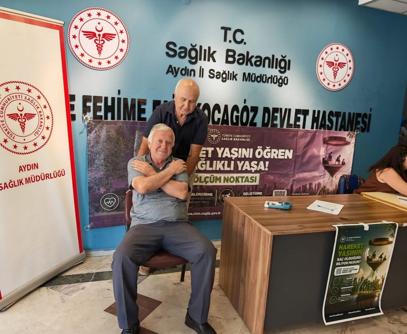 Söke’de vatandaşların hareket yaşı ölçüldü