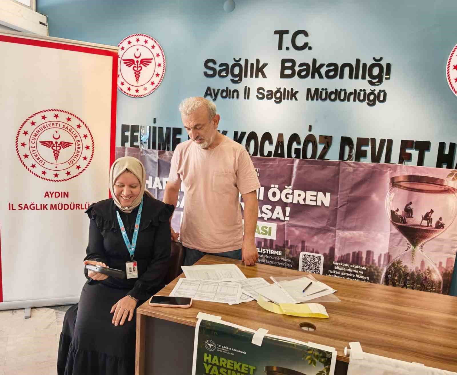 Söke’de vatandaşların hareket yaşı ölçüldü