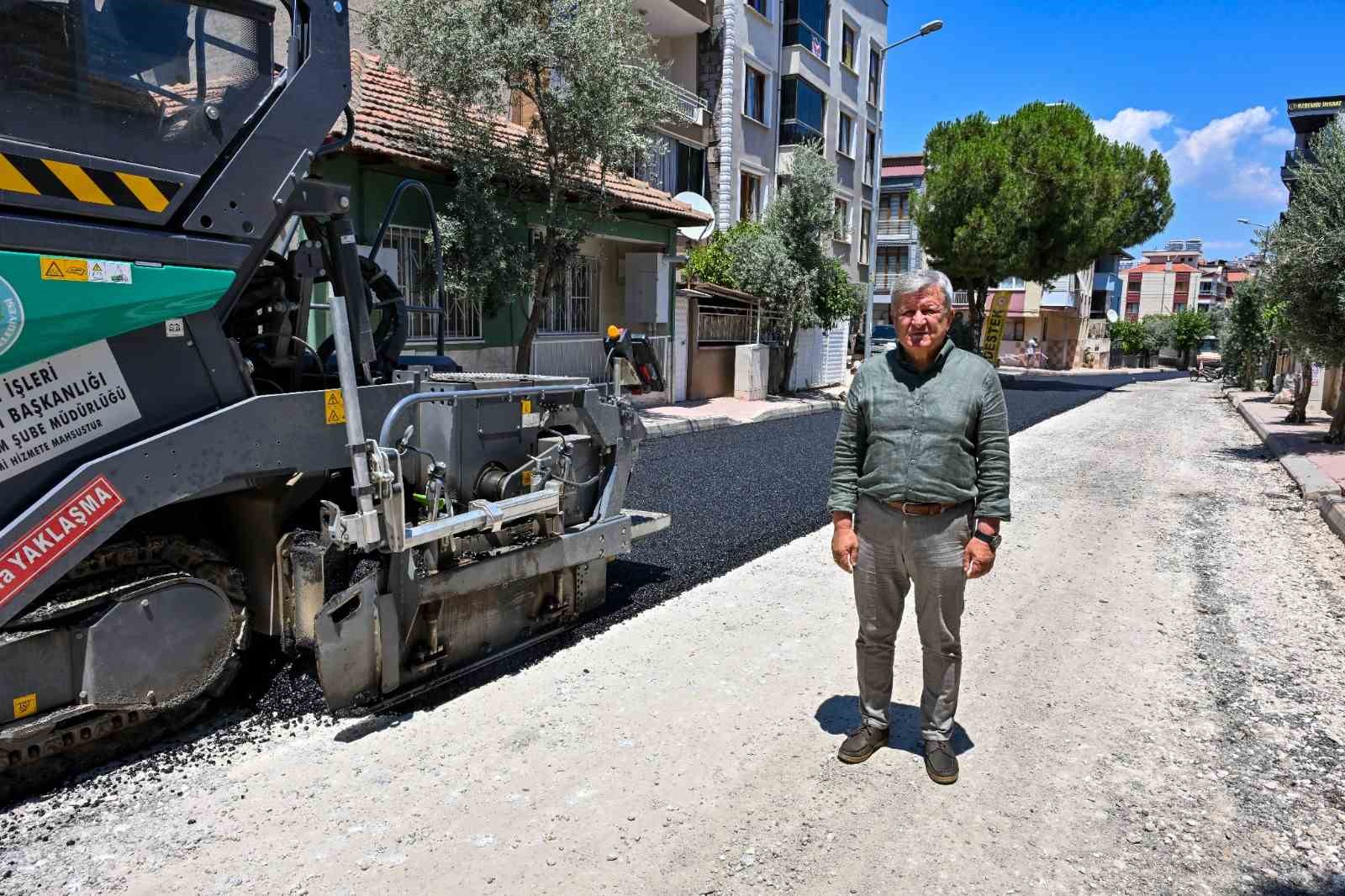 Alaşehir’de 3 bin tonluk asfalt hamlesi