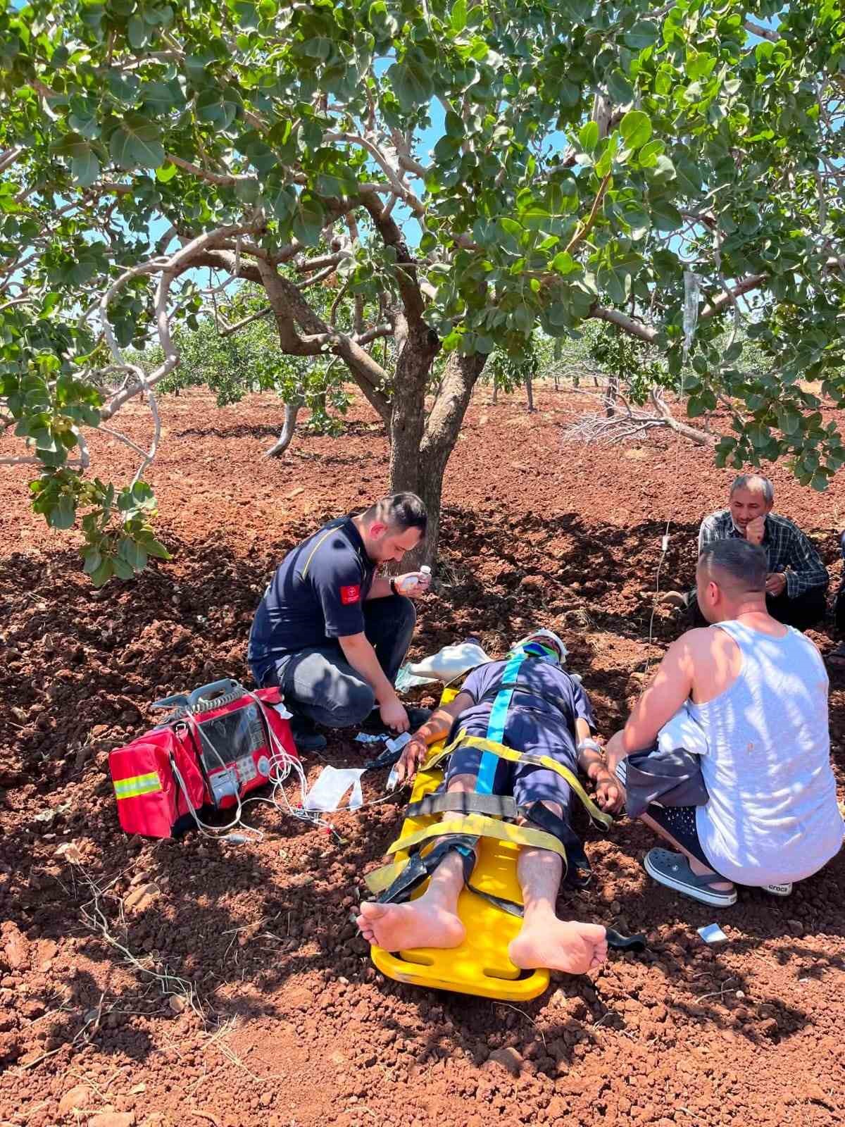 Gaziantep’te takla atan otomobilde 3 kişi yaralandı