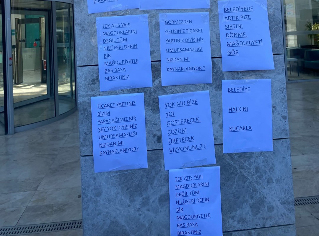 Atış Yapı mağdurlarından açıklama: "Bedelini vatandaş ödüyor"