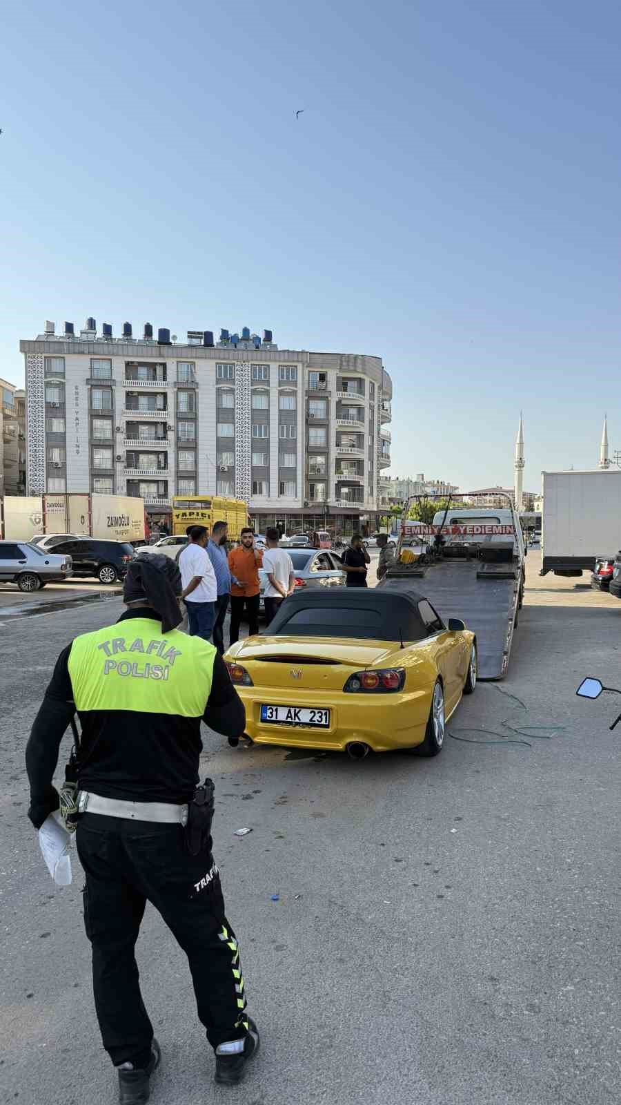Düğün konvoyundaki drifte 156 bin TL para cezası