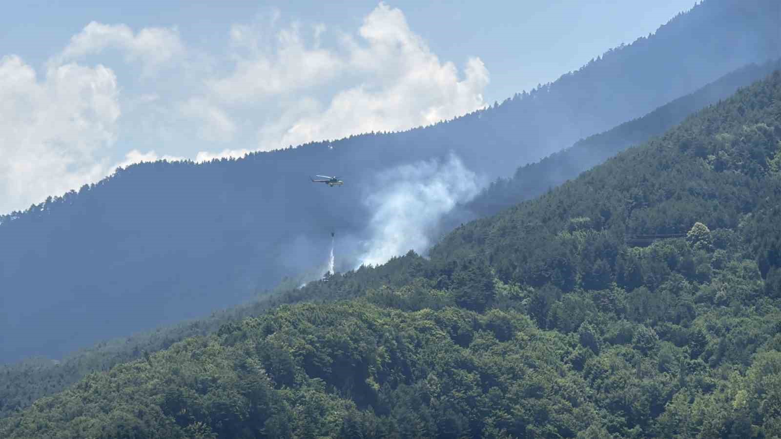 Karabük’te çıkan örtü yangını kontrol altına alındı