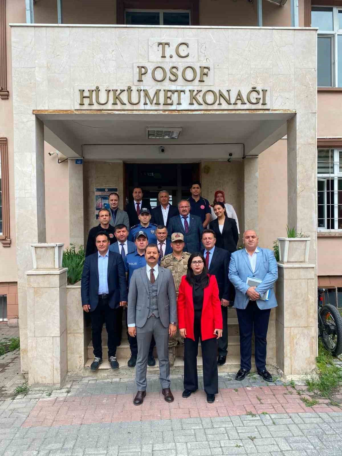 Posof Kaymakamı Bertan Görevine başladı