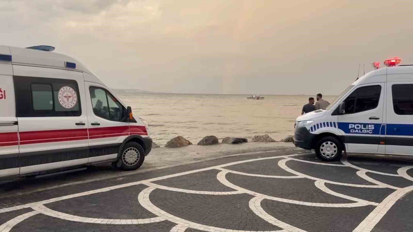 Tekirdağ’da denizde bir kişinin kaybolduğu ihbarı ekipleri seferber etti