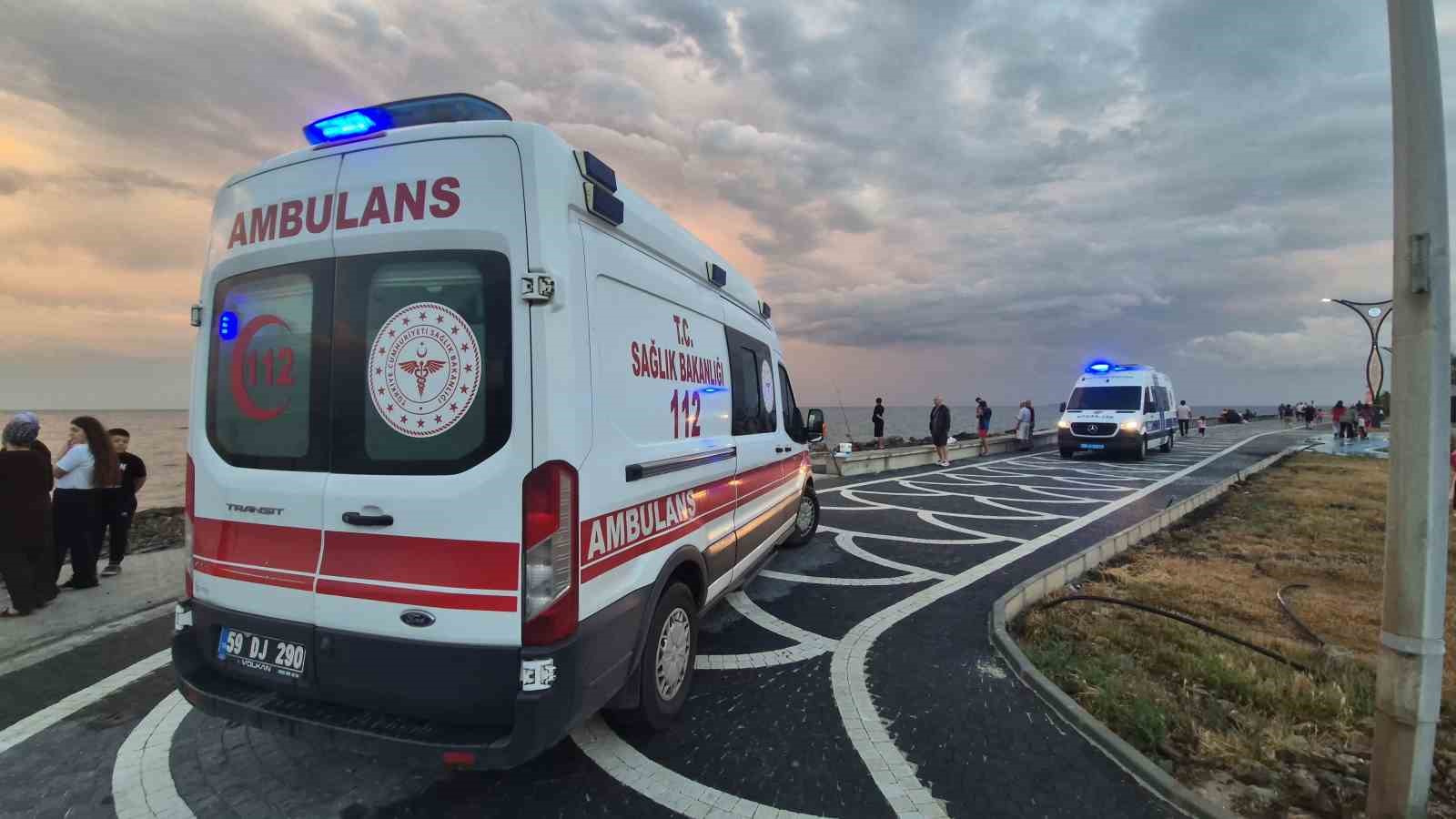 Tekirdağ’da denizde bir kişinin kaybolduğu ihbarı ekipleri seferber etti