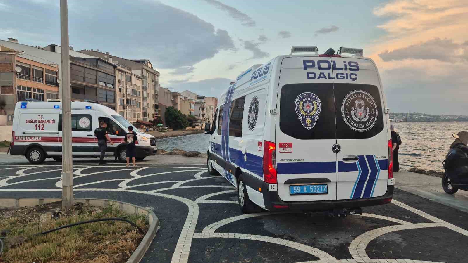 Tekirdağ’da denizde bir kişinin kaybolduğu ihbarı ekipleri seferber etti