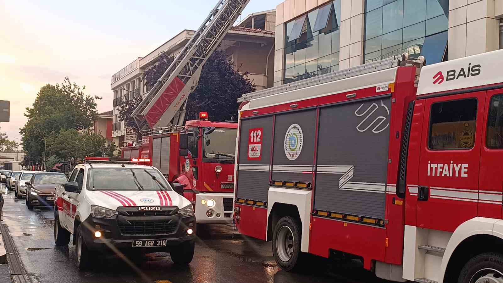 Tekirdağ’da yangın paniği: Yoğun duman üzerine çok sayıda ekip sevk edildi