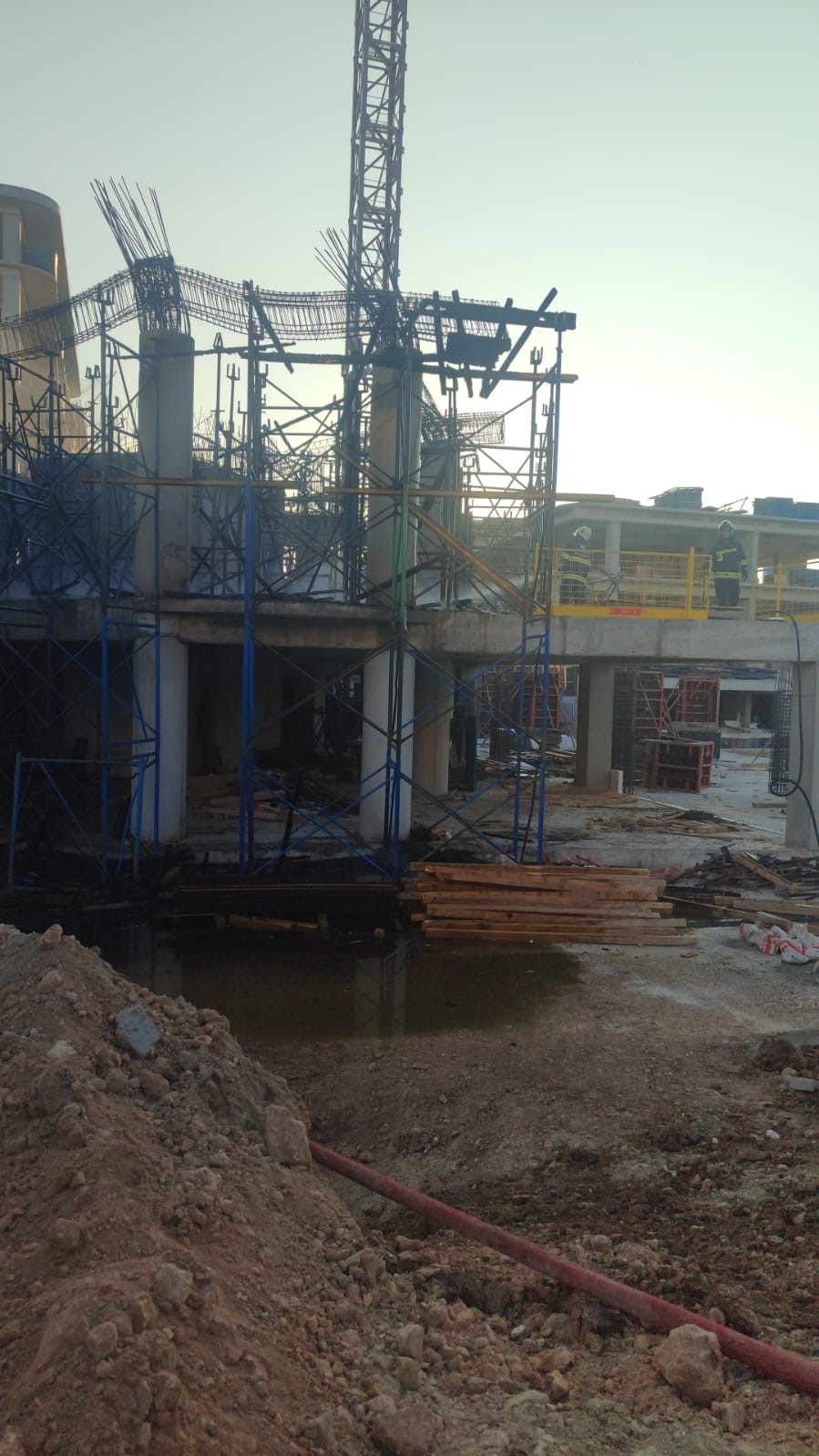 Eskişehir’de inşaatta çıkan yangın kontrol altına alındı