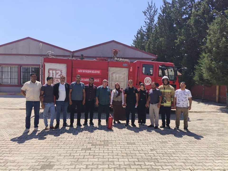 Belen ve Reyhanlı’da temel yangın eğitimi verildi