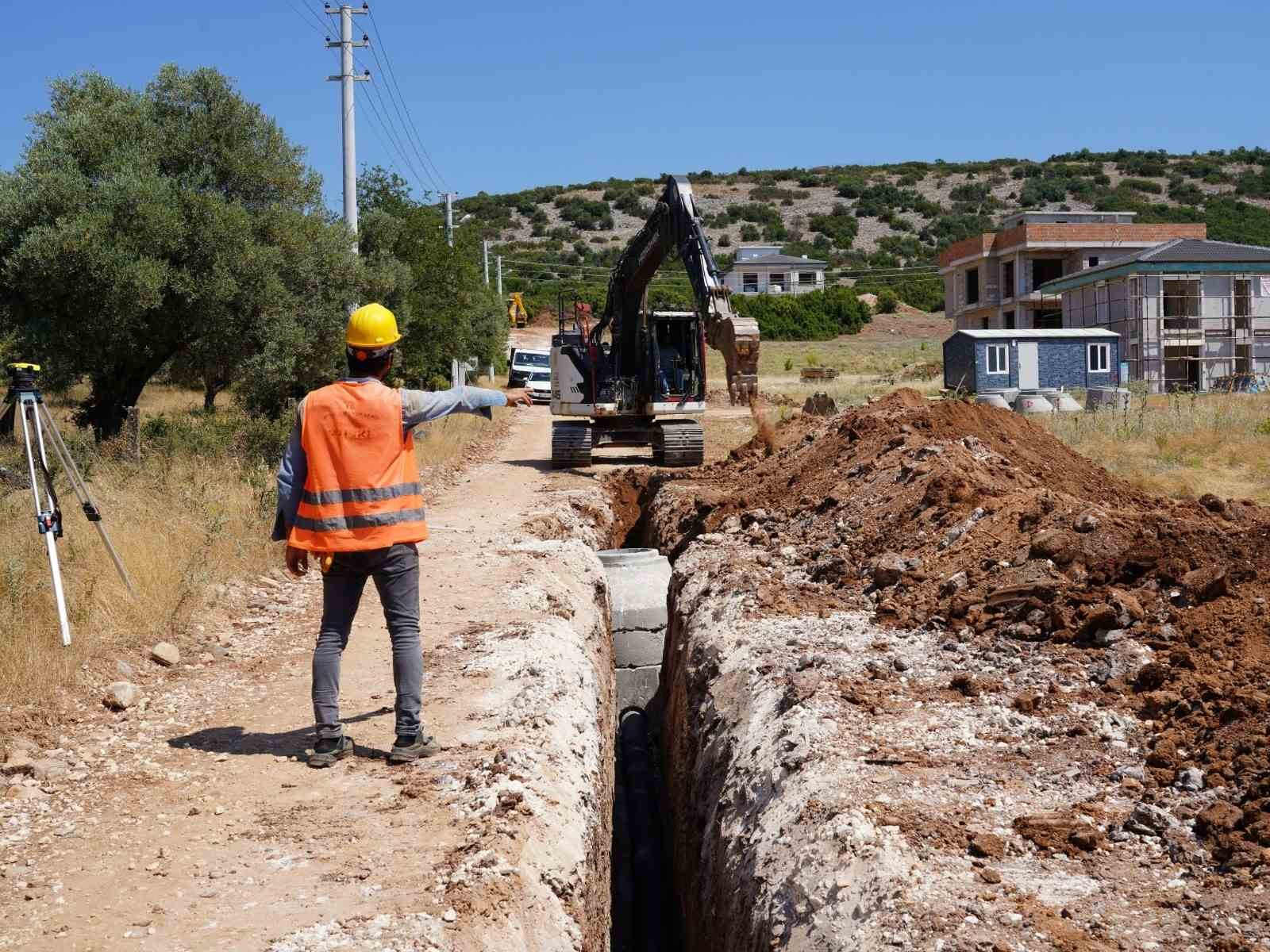 Yatağan’da yeni yerleşim birimine kanalizasyon hizmeti