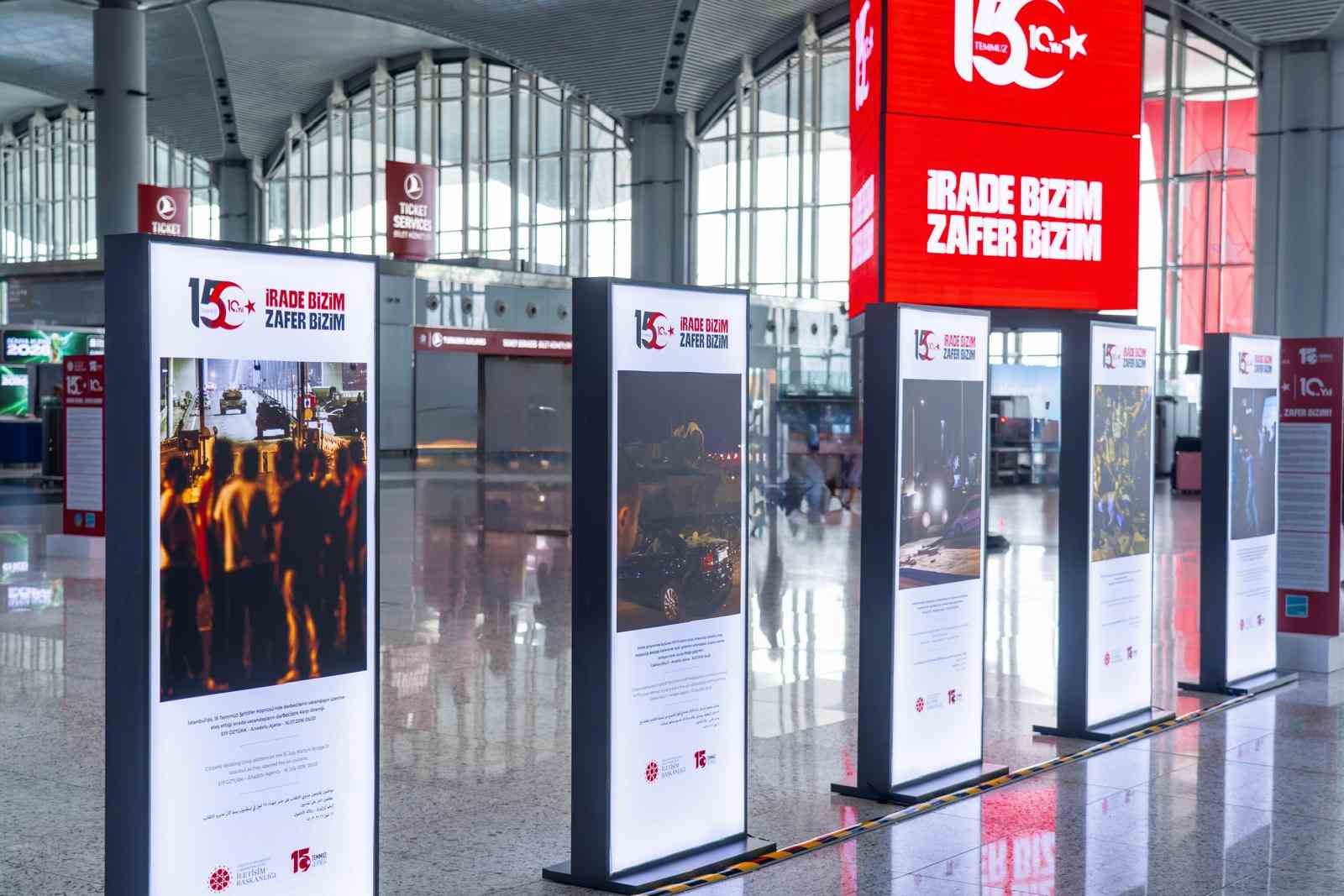 İGA İstanbul Havalimanı, direniş ruhunu ve milli birlik hafızasını geleceğe taşıyor