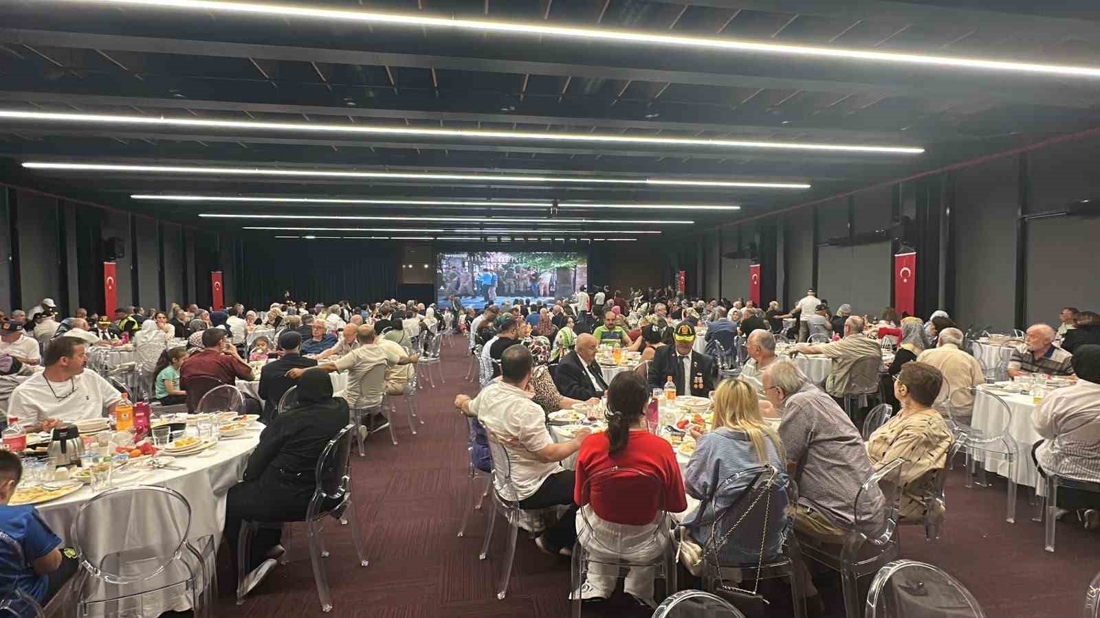 Samsun’da 15 Temmuz gazileri ve şehit aileleri buluşması
