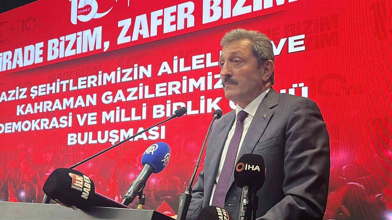 Samsun’da 15 Temmuz gazileri ve şehit aileleri buluşması