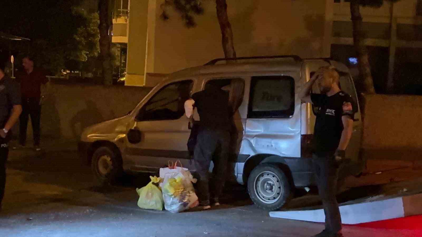 Kaza yaptığı aracıyla gitmek istedi, ekiplere zor anlar yaşattı