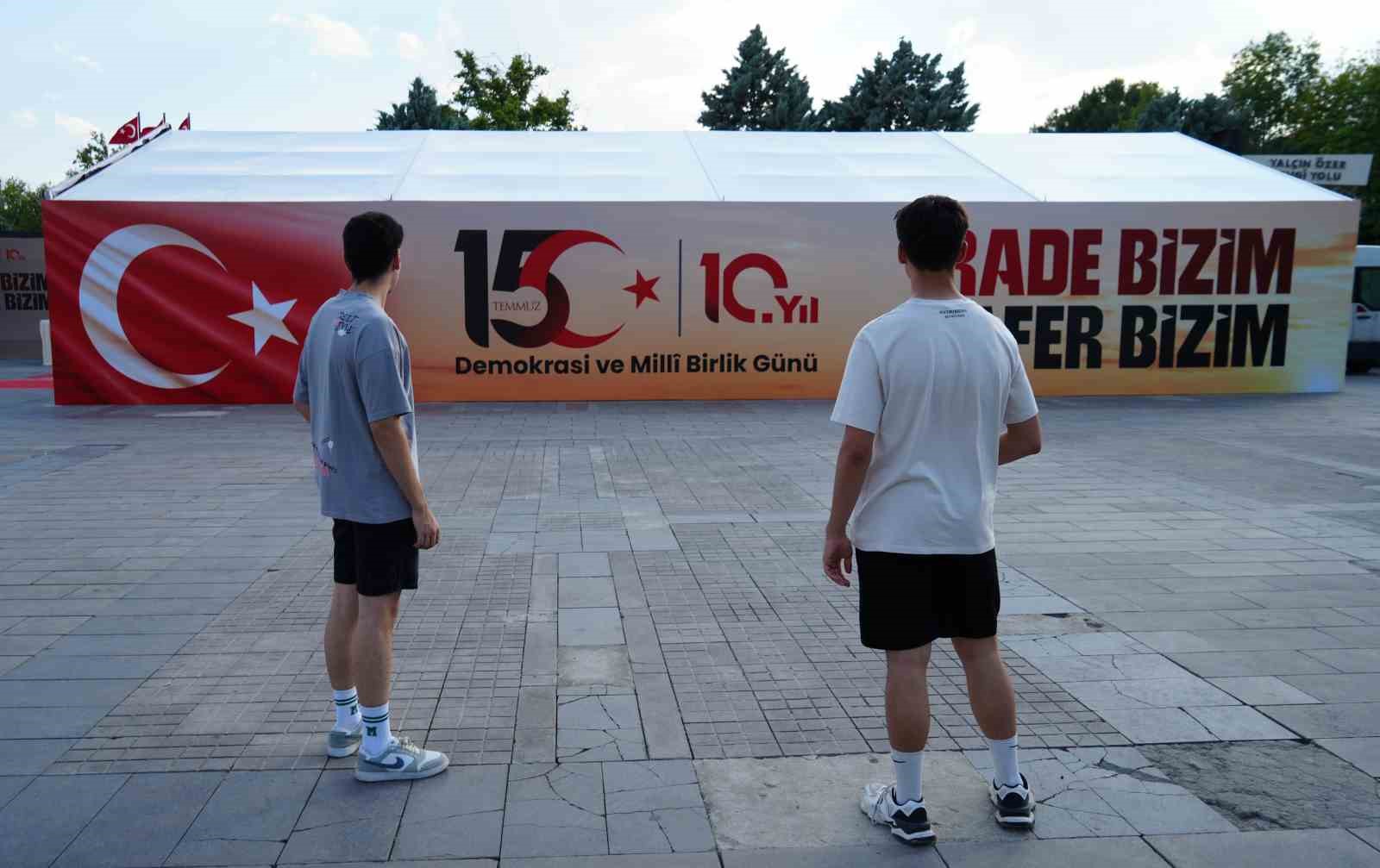 "İrade Bizim, Zafer Bizim" çadırında duygulandıran söz: "O yolda şehit olmayı çok isterdim"