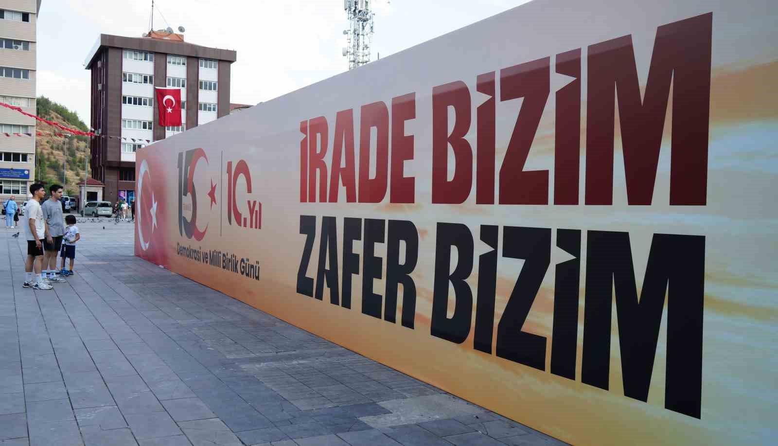 "İrade Bizim, Zafer Bizim" çadırında duygulandıran söz: "O yolda şehit olmayı çok isterdim"