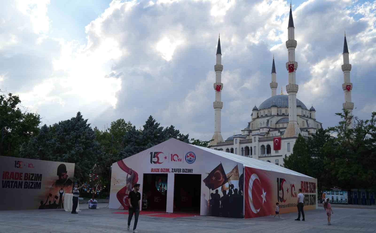 "İrade Bizim, Zafer Bizim" çadırında duygulandıran söz: "O yolda şehit olmayı çok isterdim"