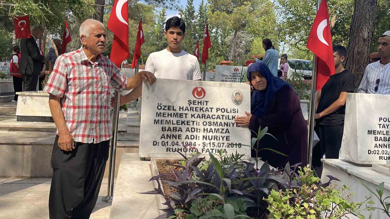 Osmaniye’de 15 Temmuz şehitleri için anma programı düzenlendi