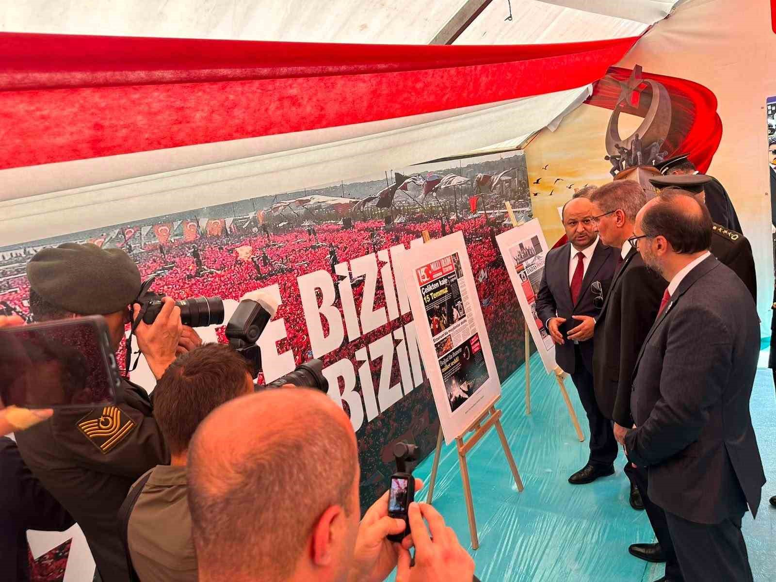 Genç iletişimciler 15 Temmuz ruhunu manşetlere taşıdı