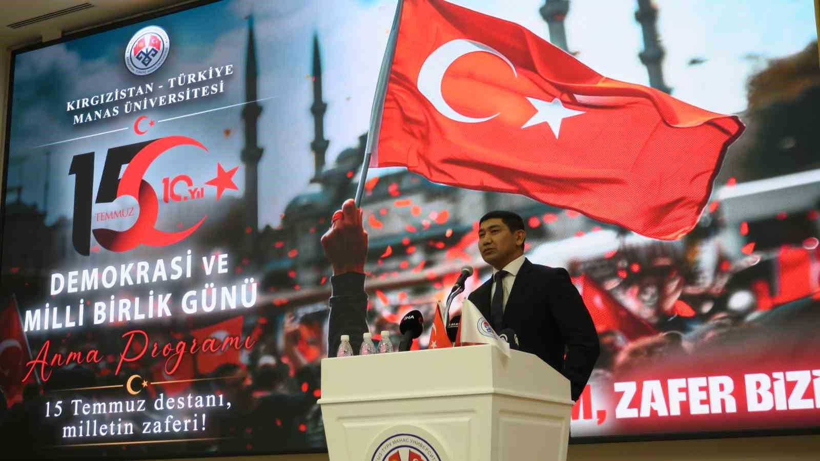 Kırgızistan’da 15 Temmuz şehitleri anıldı