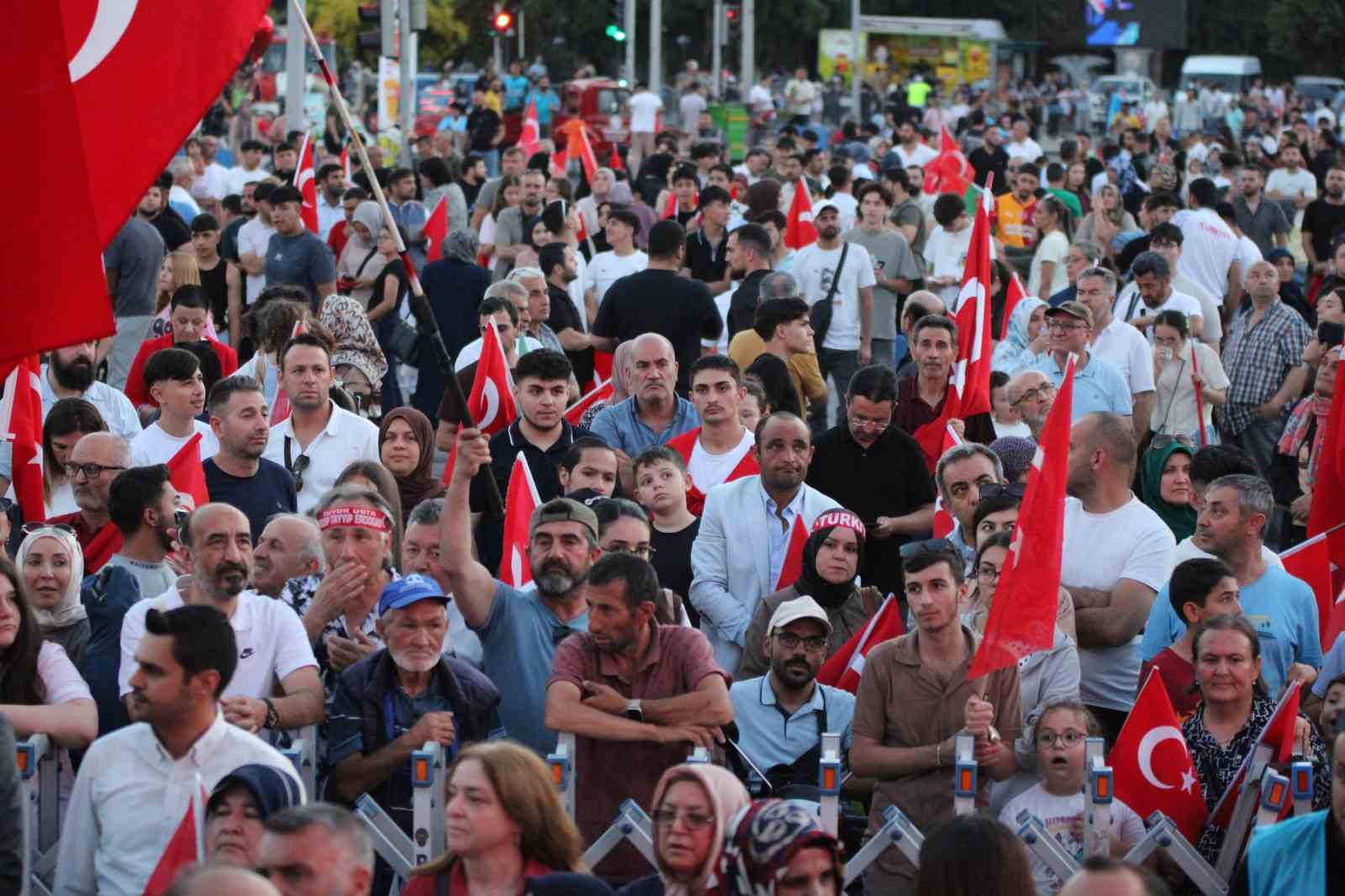 Kayseri’de 15 Temmuz coşkusu