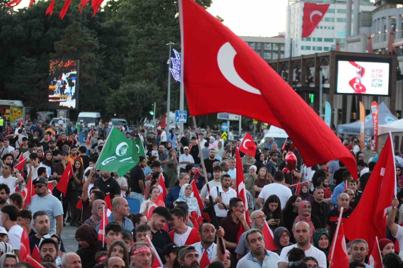 Kayseri’de 15 Temmuz coşkusu