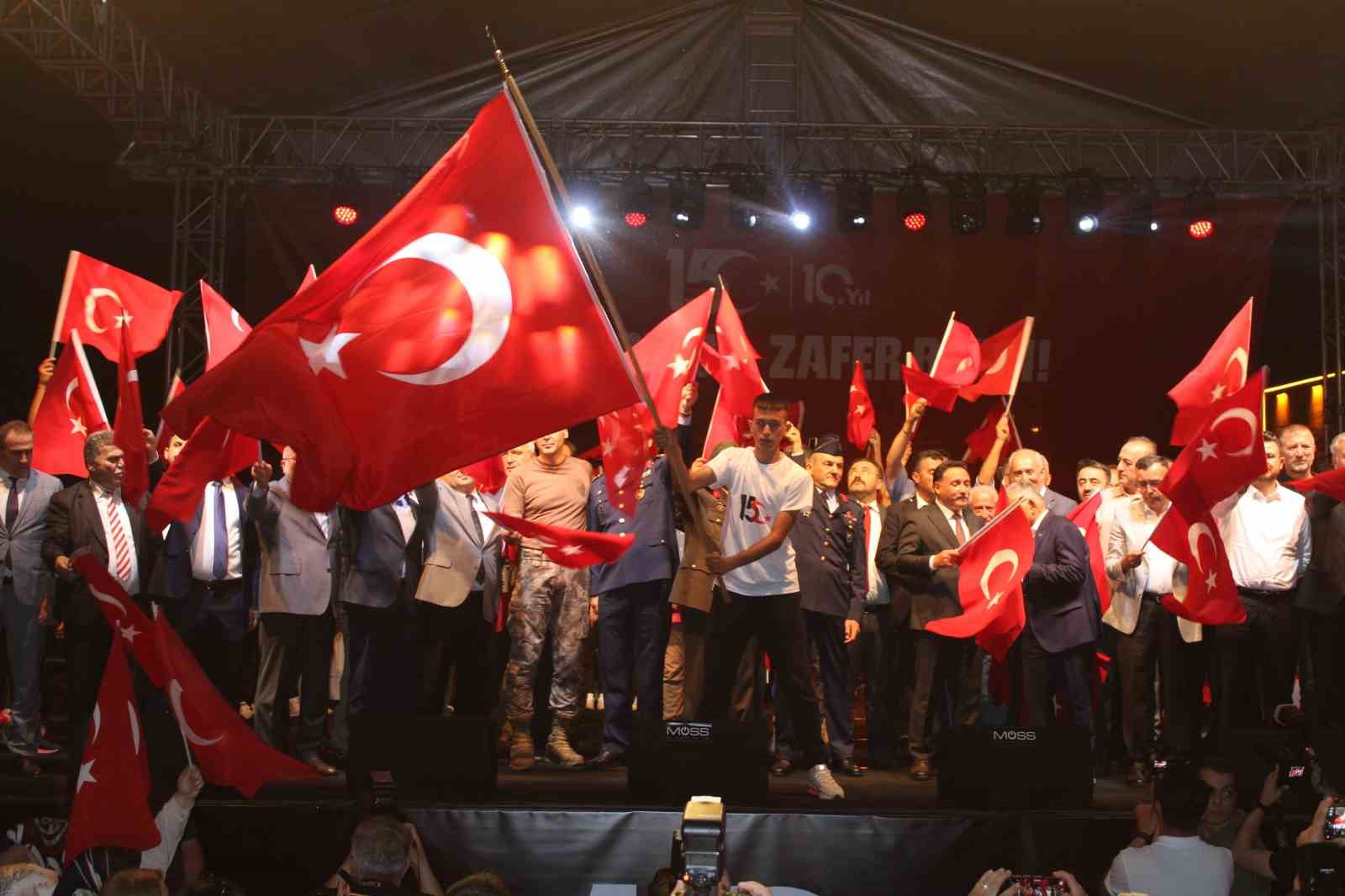 Kayseri’de 15 Temmuz coşkusu