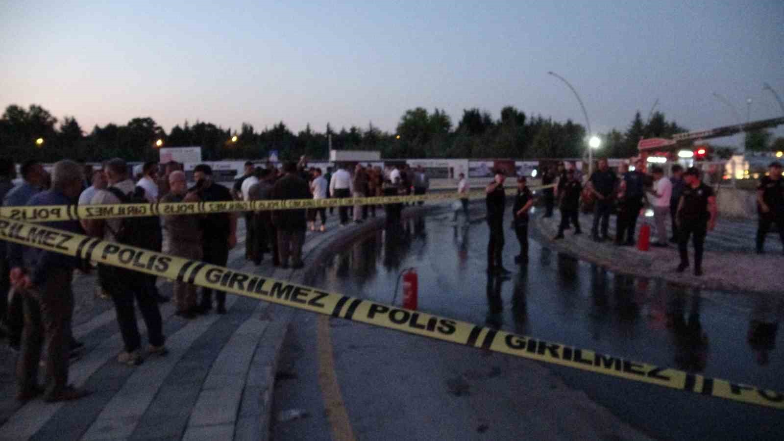 Malatya’da MOTAŞ bakım atölyesinde yangın