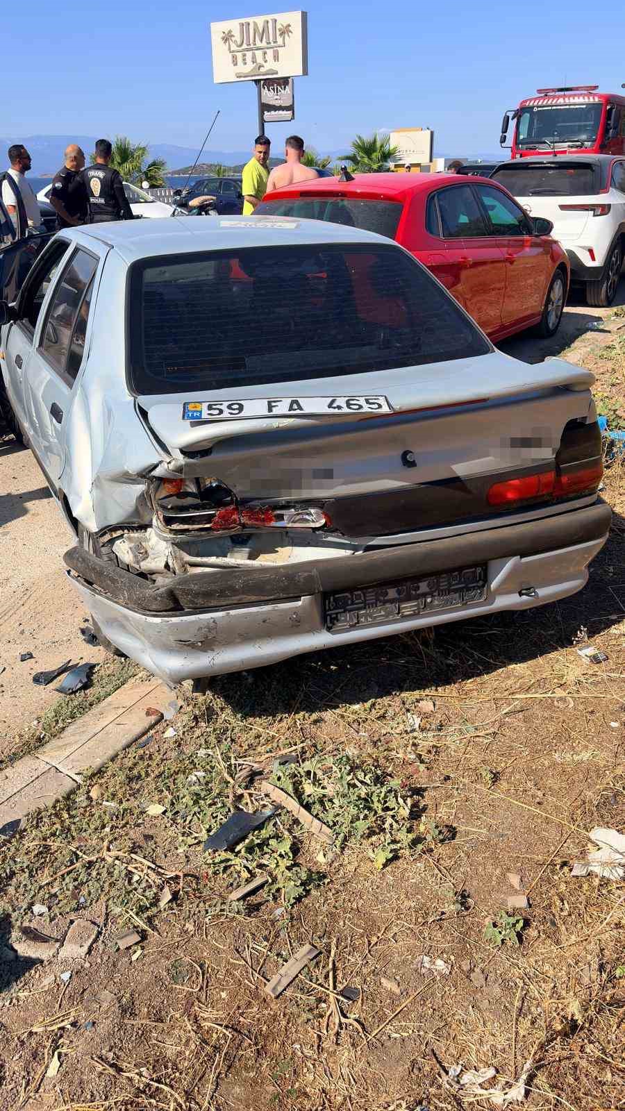 Ayvalık’ta feci kaza: 6 yaralı