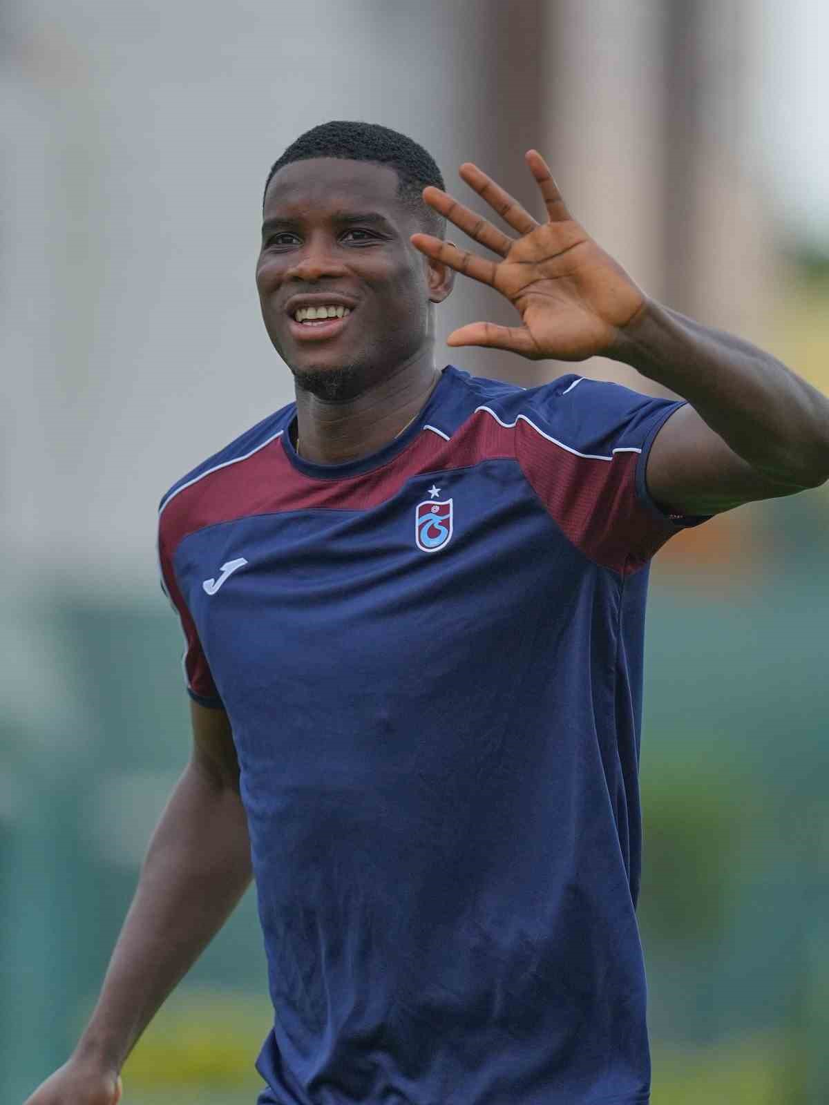 Trabzonspor’da Onuachu, yeni sezon hazırlıklarına katıldı