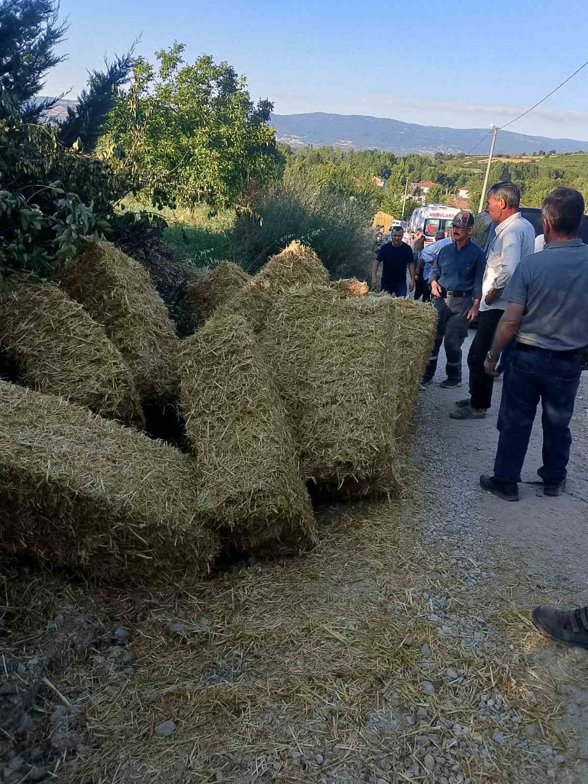 Freni boşalınca hareket eden traktörünün altında kalan sürücü ağır yaralandı