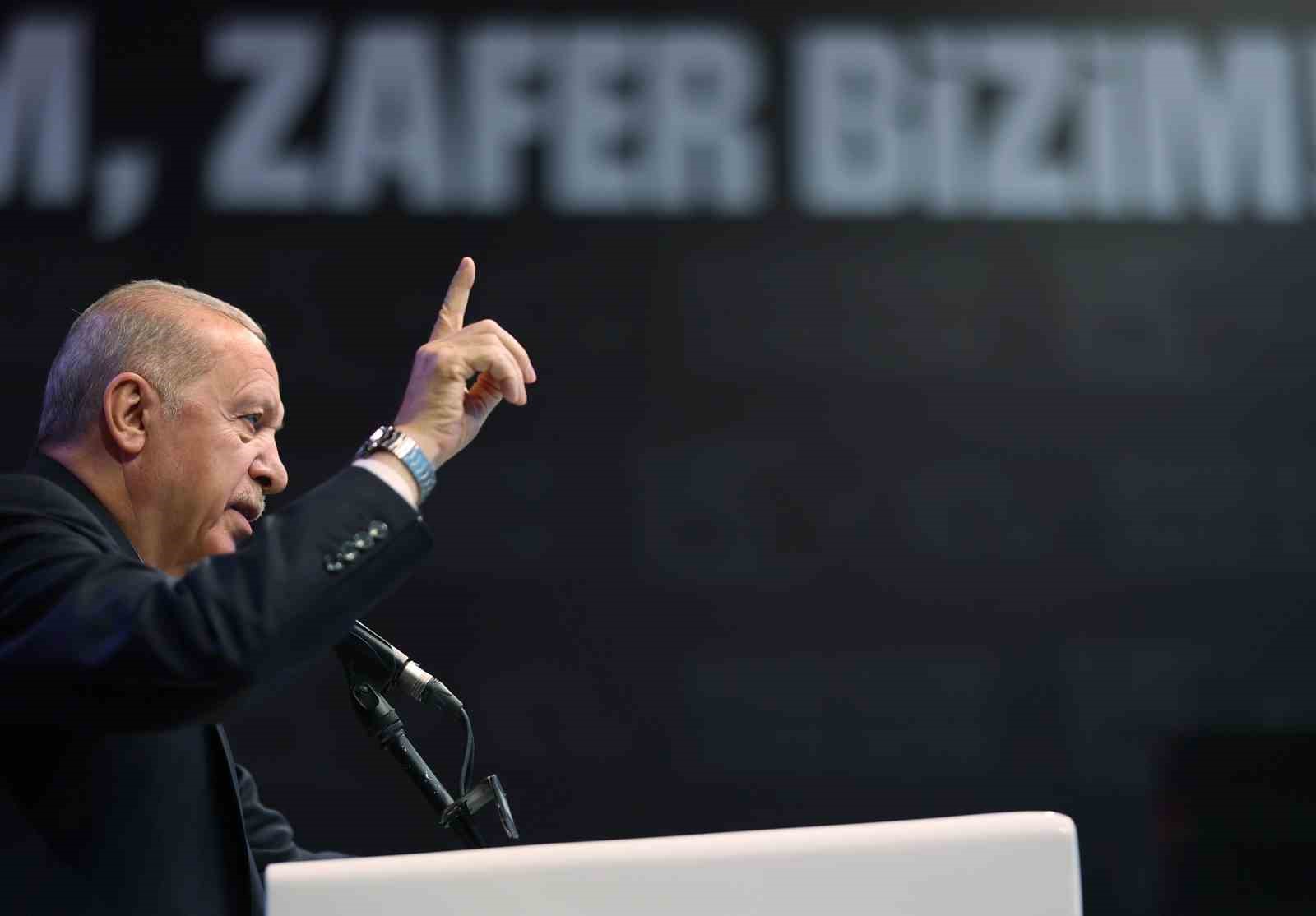 Cumhurbaşkanı Erdoğan: "Terör örgütleri için artık deniz tükenmiştir"