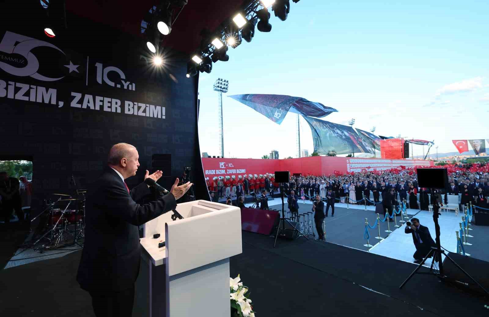 Cumhurbaşkanı Erdoğan: "Terör örgütleri için artık deniz tükenmiştir"