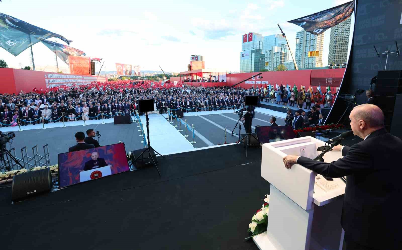 Cumhurbaşkanı Erdoğan: "Terör örgütleri için artık deniz tükenmiştir"