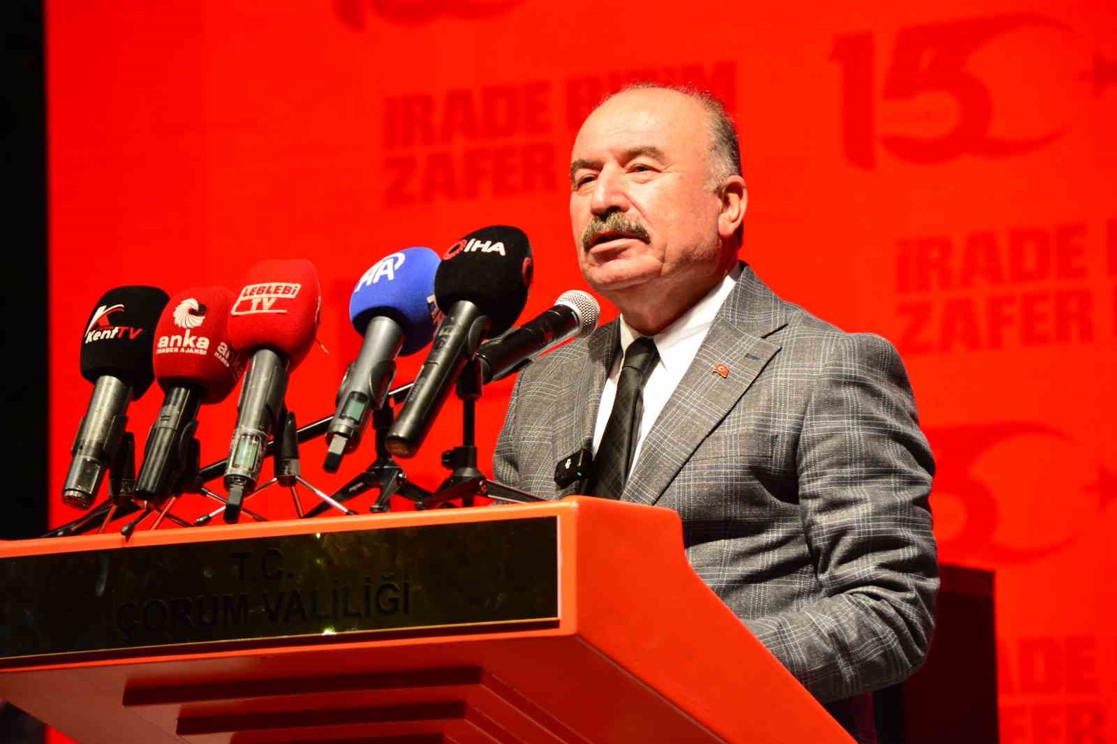 Çorum, 15 Temmuz’un yıldönümünde tek yürek oldu
