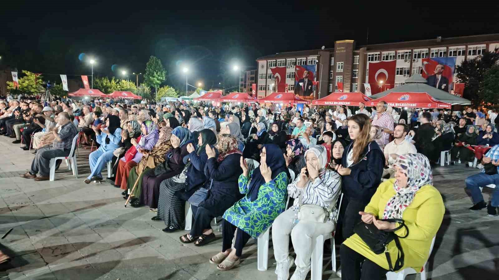 Bafra’da 15 Temmuz programında birlik ve kardeşlik vurgusu