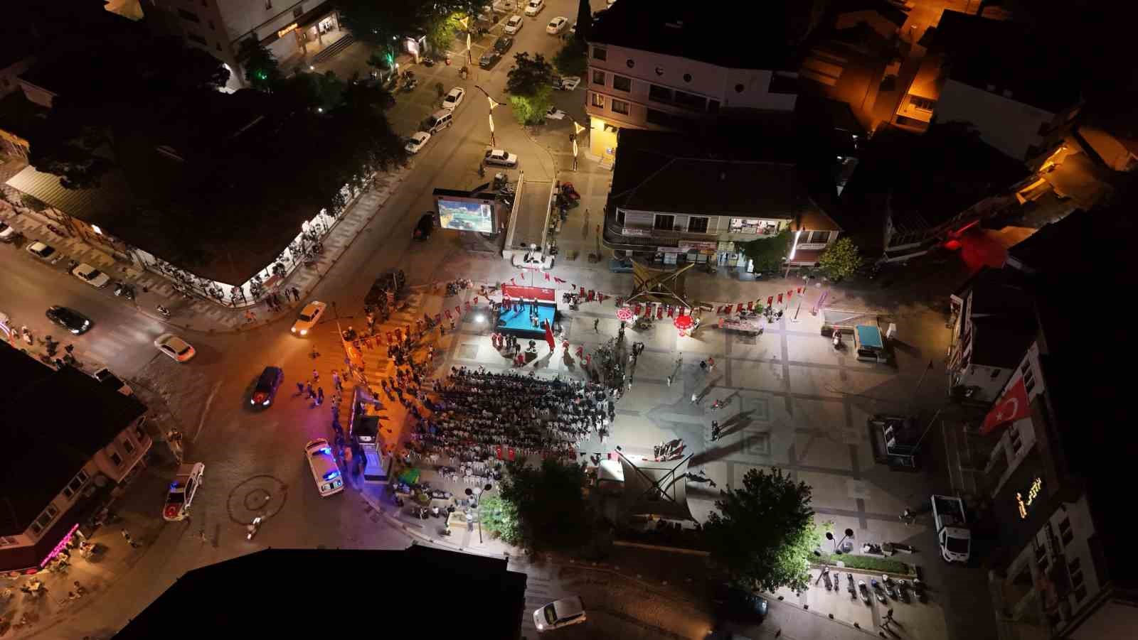 Sındırgı’da 15 Temmuz’da kortej yürüyüşü düzenlendi