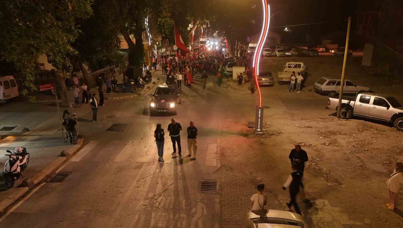 Sındırgı’da 15 Temmuz’da kortej yürüyüşü düzenlendi