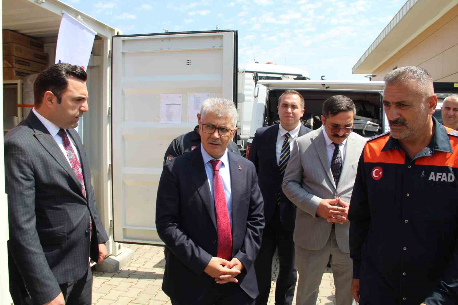 Deprem riski yüksek Bingöl’de afete müdahale kapasitesi güçleniyor