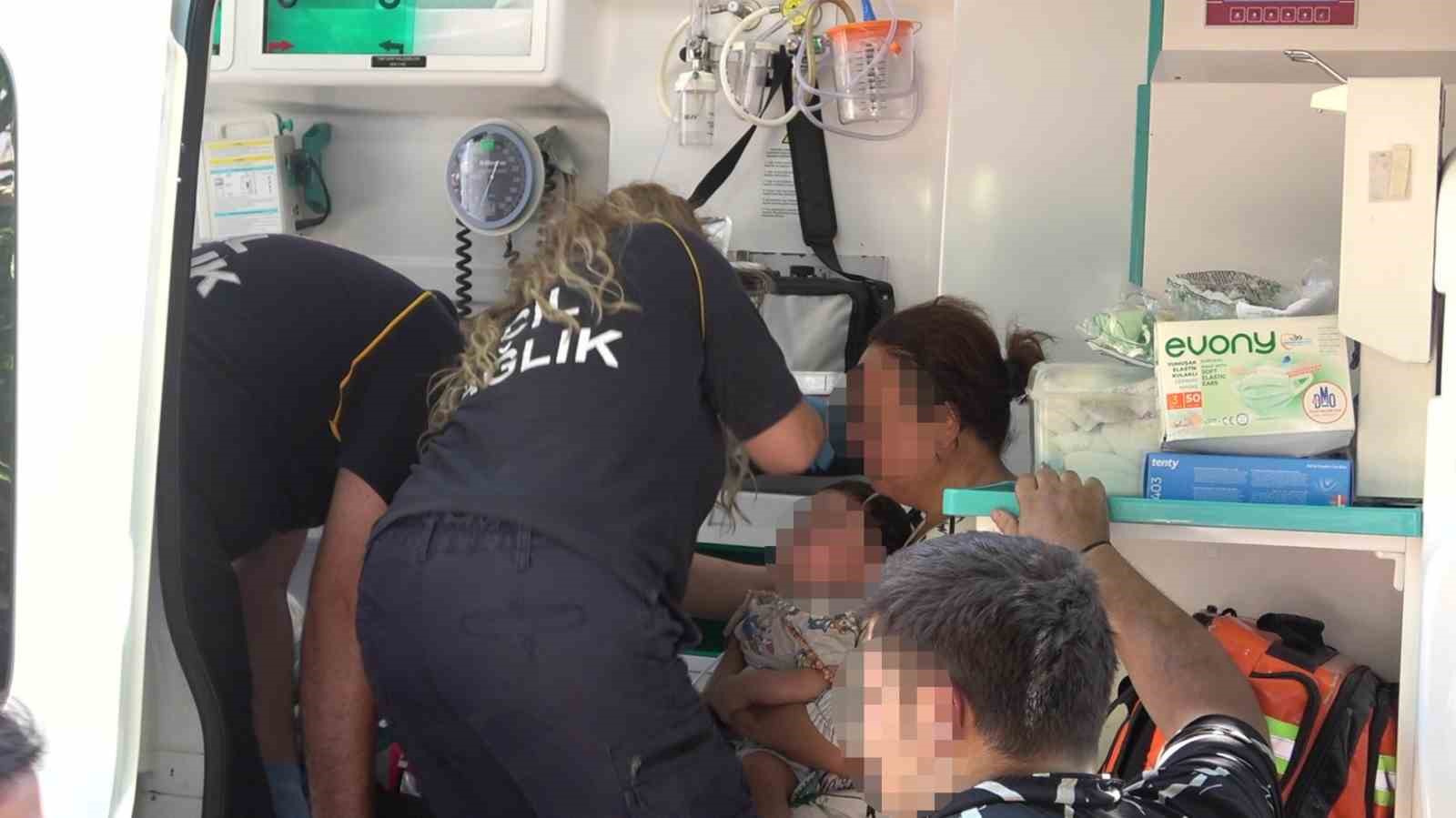 Antalya’da dairede çıkan yangında 1’i bebek 5 kişi dumandan etkilendi