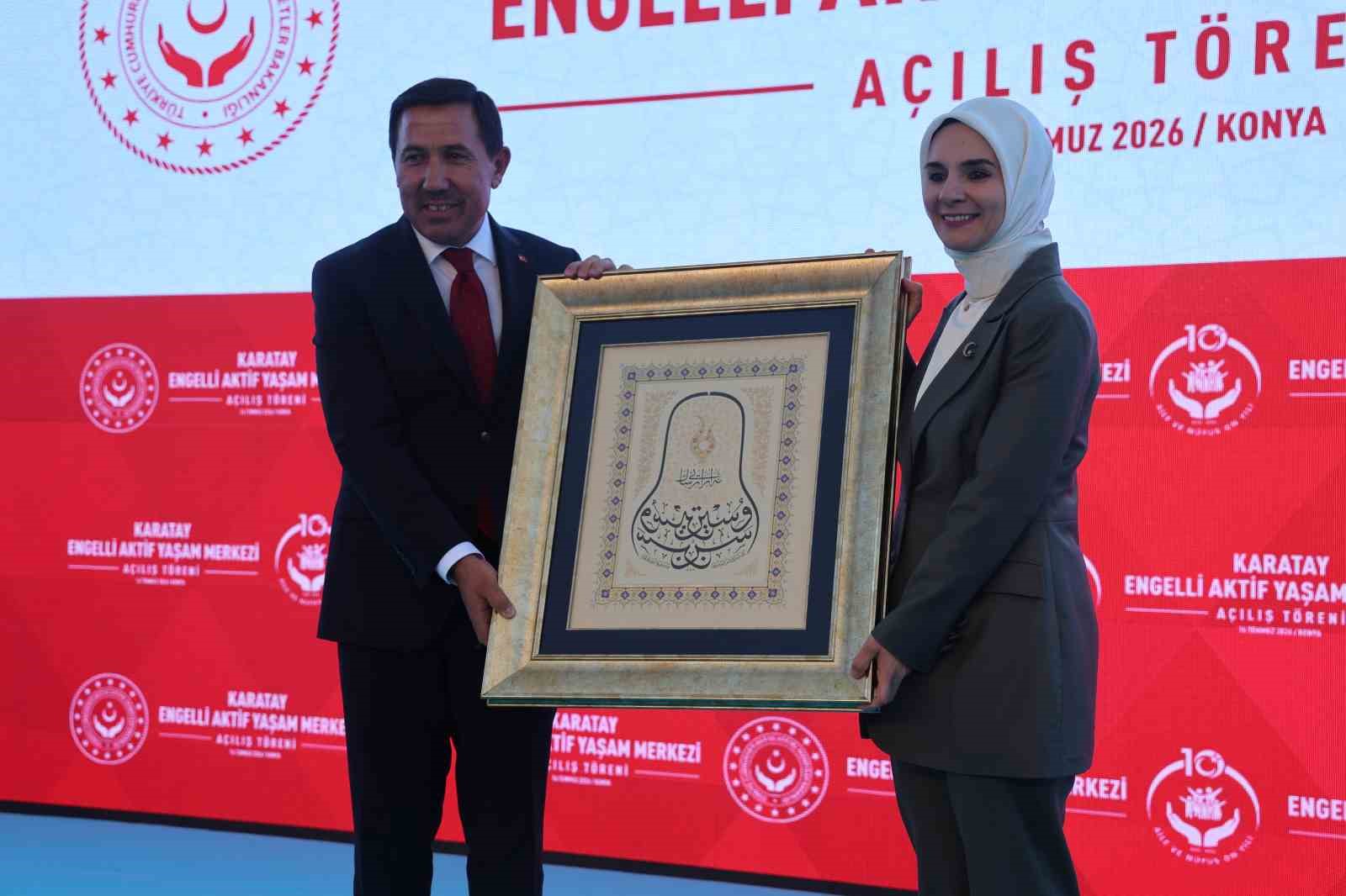 Türkiye’nin en büyüğü, Karatay Engelli Aktif Yaşam Merkezi açıldı