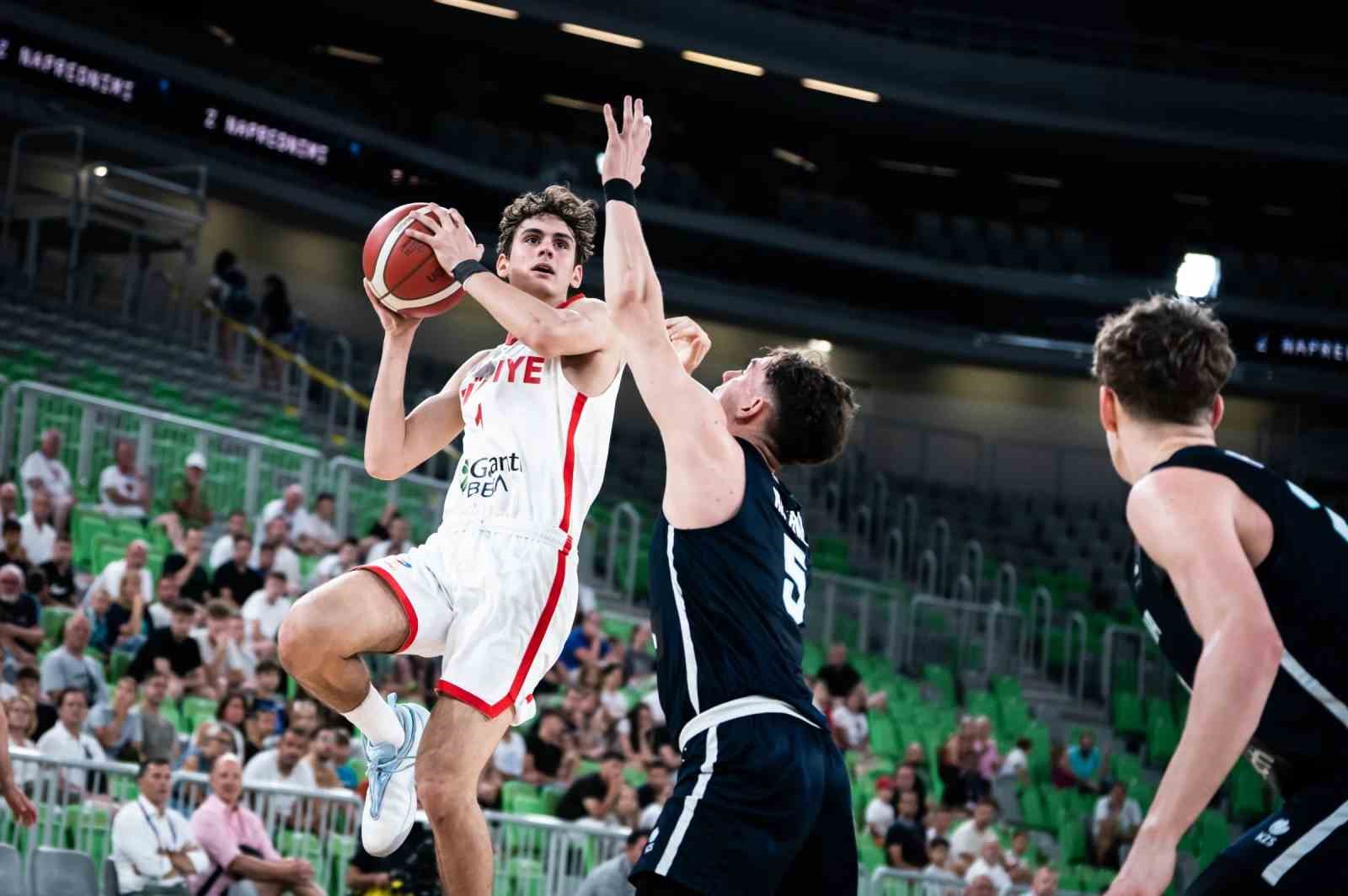 20 Yaş Altı Erkek Milli Basketbol Takımı, Slovenya’ya mağlup oldu