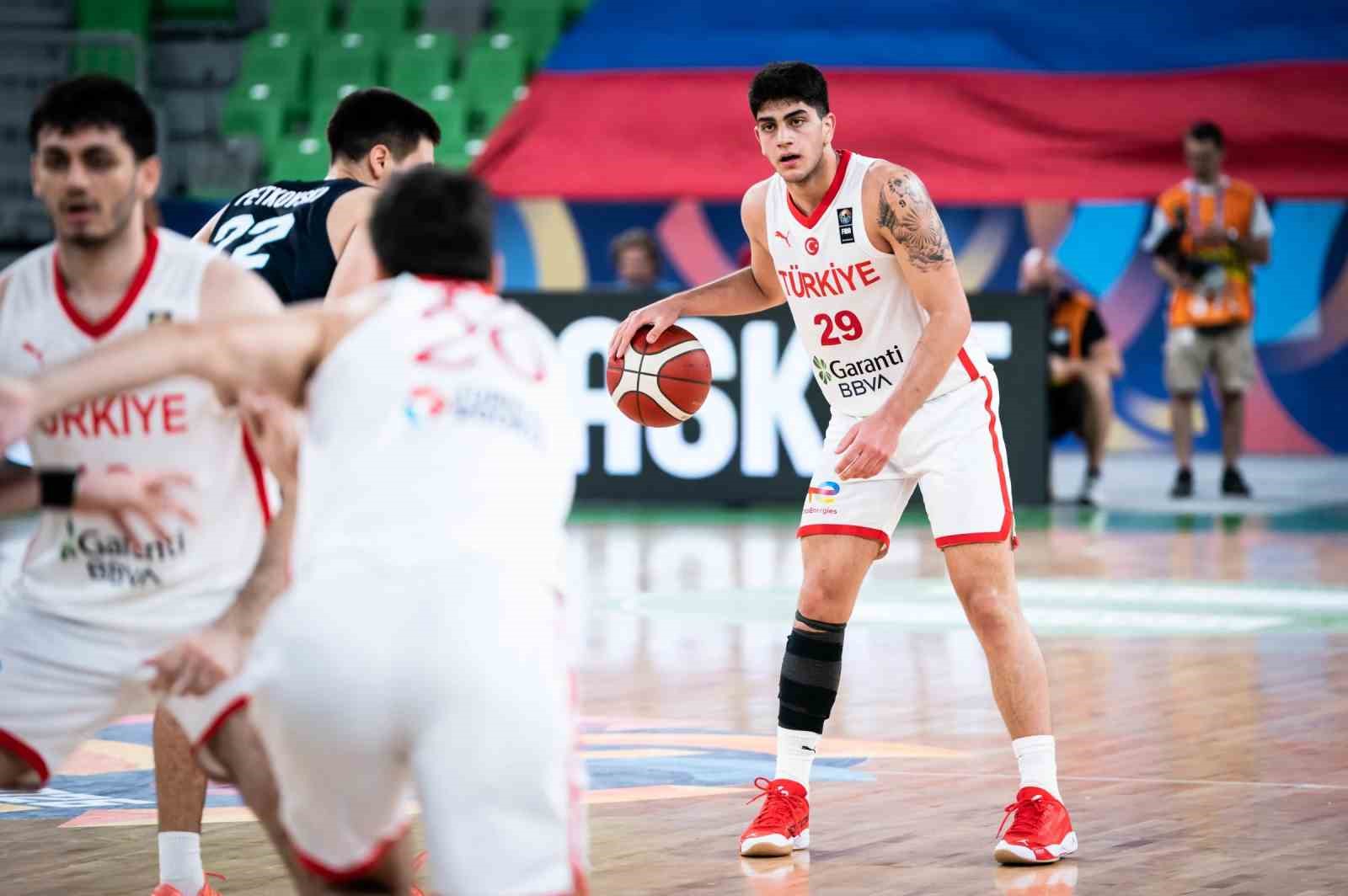 20 Yaş Altı Erkek Milli Basketbol Takımı, Slovenya’ya mağlup oldu