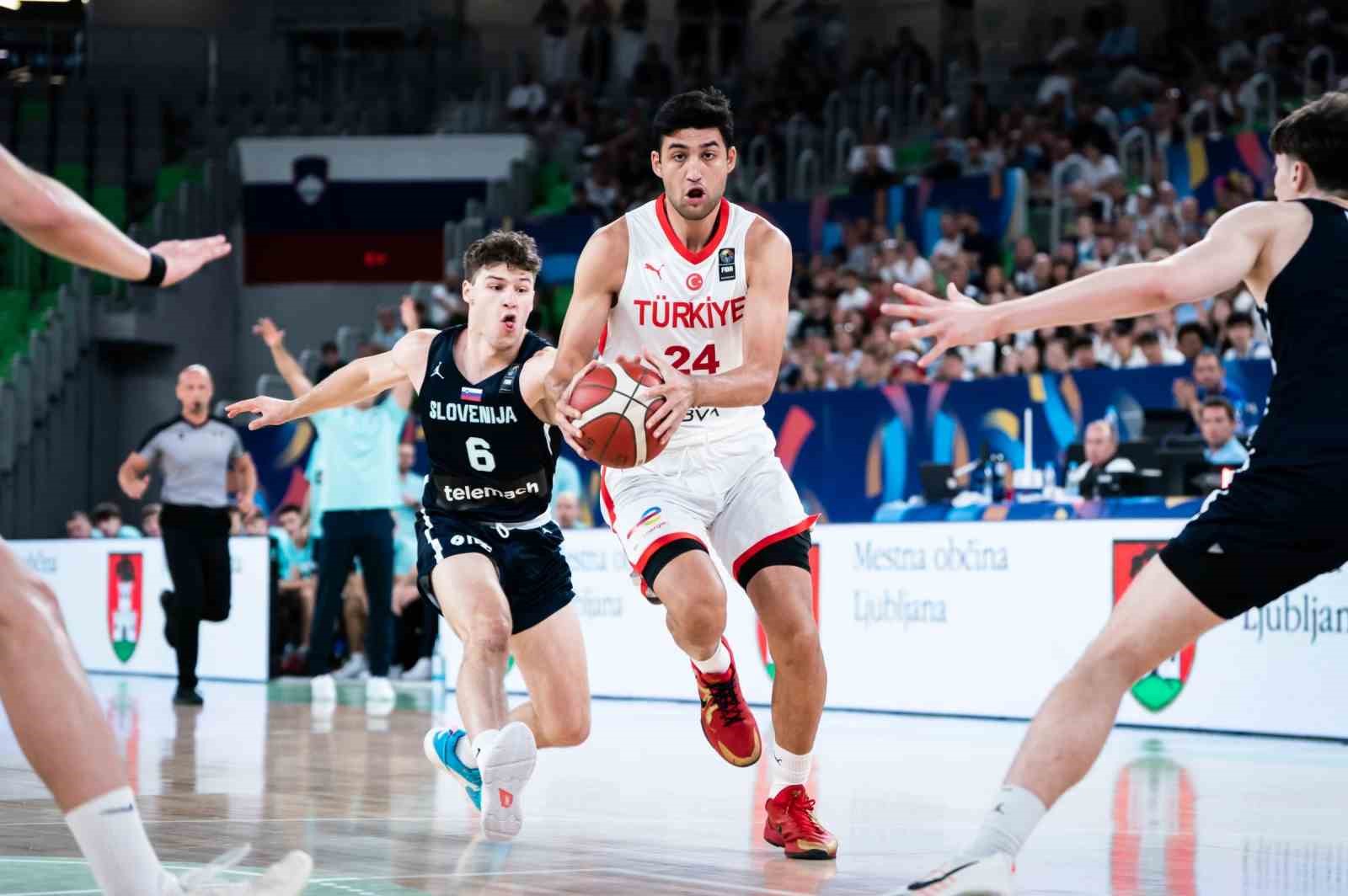 20 Yaş Altı Erkek Milli Basketbol Takımı, Slovenya’ya mağlup oldu